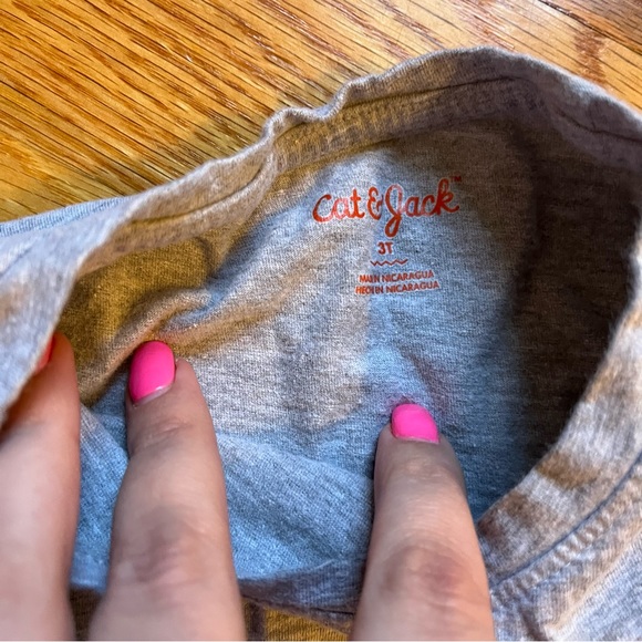 Cat & jack purple unicorn long sleeve shirt size 3T - Picture 3 of 3